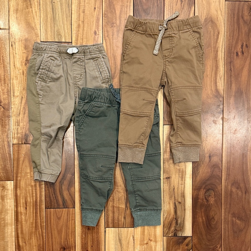 Cat & Jack Kids' Pants- Tan, Green, Brown